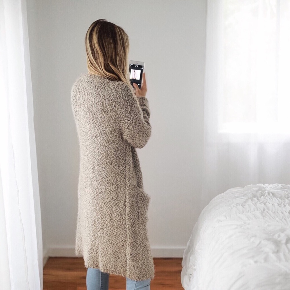 Tribeca Soft Fuzzy Cardigan Sweater - Picture 5 of 8